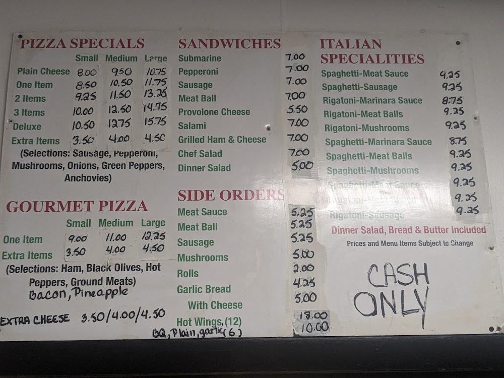 Arcade Pizza Menu image 3